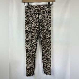 ZYIA Active Women's Leggings. Size 4. Cheetah. Activewear. Yoga. Scrunch bum.